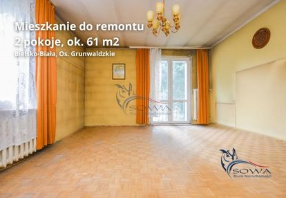 Przestronne mieszkanie do remontu|os. grunwaldzkie