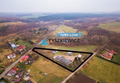 Teren inwestycyjny o pow.7061 m2 zabudowany łebień