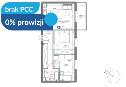 3 pokoje na kapuściskach - 0% prowizji