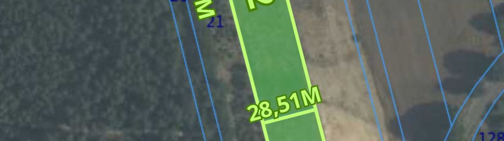 Dwie działki o łącznej powierzchni 7079 m²