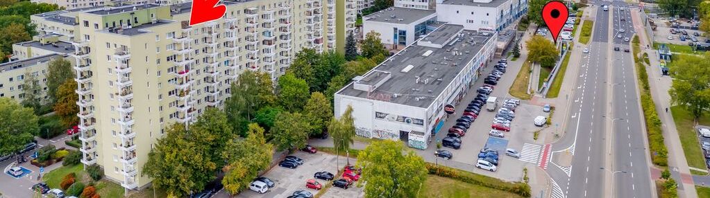 2 pokoje przy metrze służew | 10. piętro