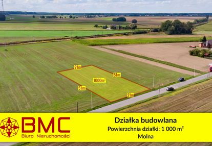 Działka budowlana molna 1000m2