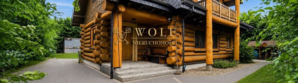 Klimatyczny dom z bali na działce 1889 m2