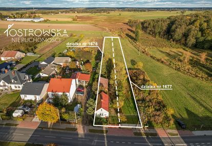 Mały zielony domek/domek gospodarczy/ duża działka