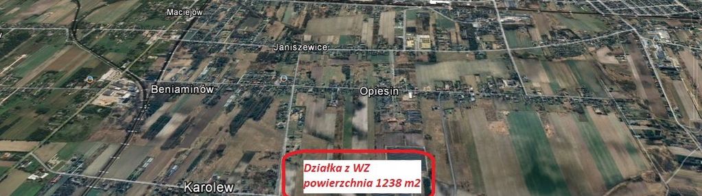 Działka z wz opiesin gm zd wola