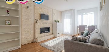 Jasne 2 pokoje z balkonem | pełne wyposażenie