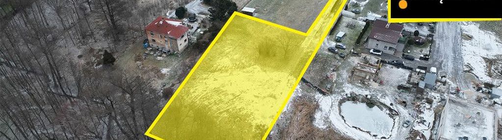 Działka rolno-budowlana 2913 m² z mediami