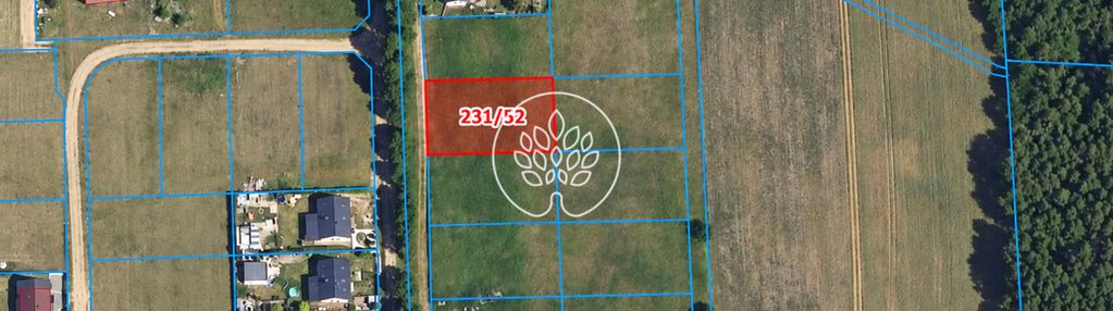 Działka budowlana 1108 m² – kruszyn krajeński