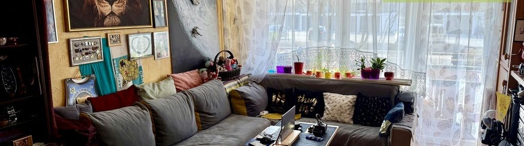 Kawalerka / 36m2 / parter / północ / duży balkon