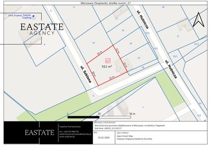 Warszawa targówek | działka 551 m²