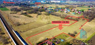 Działka inwestycyjna 1,5672 ha | bochnia | wz