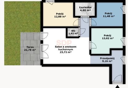 Parterowa zabudowa | mieszkanie z ogródkiem