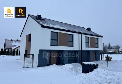 Nowoczesny dom w zabudowie bliźniaczej