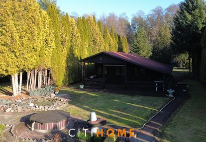 Działka 3800 m² z domkiem 85 m², piękny ogród, las