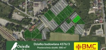 Działka budowlana koszęcin ul. słowików 880m2