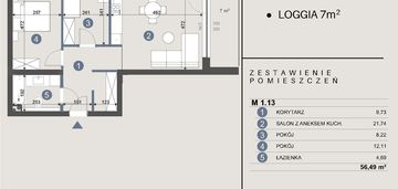Nowa inwestycja 3pok. mieszkanie z loggią, słupsk