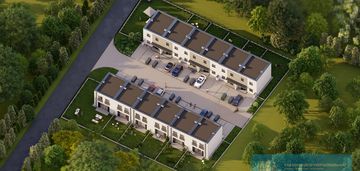 Narożna szeregówka / 233 m2 ogrodu / klucze 2025 r