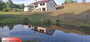 Obniżka !!!dom nad rzeką dz. 2924 m²  natura 2000