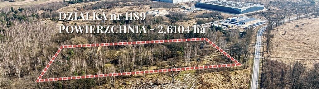 Na sprzedaż działka inwestycyjna 2,6104 ha