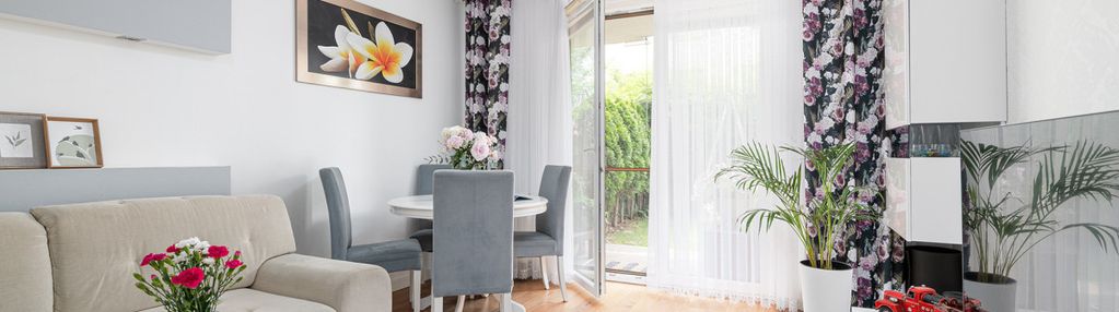 3 pok. ze słonecznym ogródkiem/metro/bez prowizji