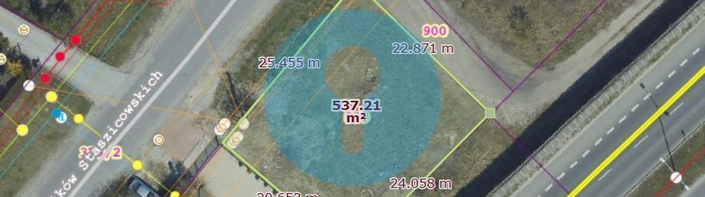 Działka z wydaną wz o pow. 531 m2