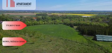 Działka z pozwoleniem na budowę, 5100 m2.