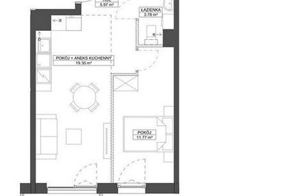 Mieszkanie 2-pokojowe z ogródkiem 34,43 m² gdynia