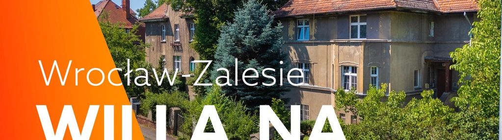 Historyczna willa na zalesiu z projektem remontu