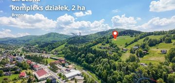 Kompleks działek w brennej o pow. 2,2 ha