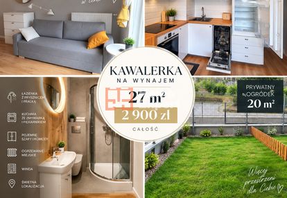 Kawalerka wynajem/2900całość/ogródek