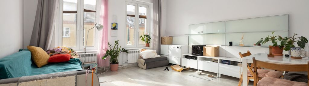 Nowy port mieszkanie z bardzo dużym potencjałem