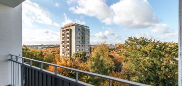 2 pokojowe z pięknym widokiem, winda, balkon