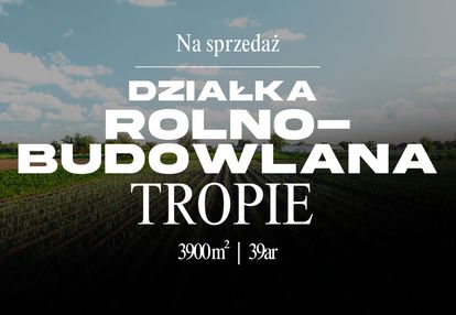 Działka budowlano -rolna z widokiem   -  tropie