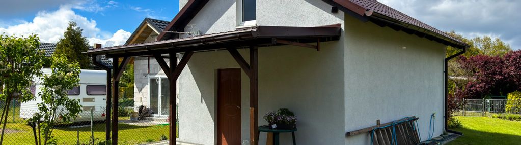 Działka rod gródek nowy murowany domek 70m²