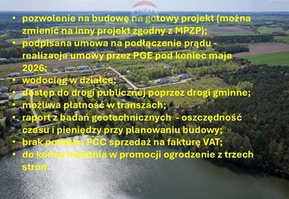 Działka z pozwoleniem na budowę w błędowie