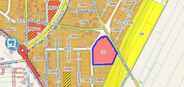 Działka inwestycyjna (usługowa) na terenie miasta