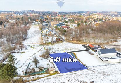 Budowlana i uzbrojona działka w wieliczce | widok