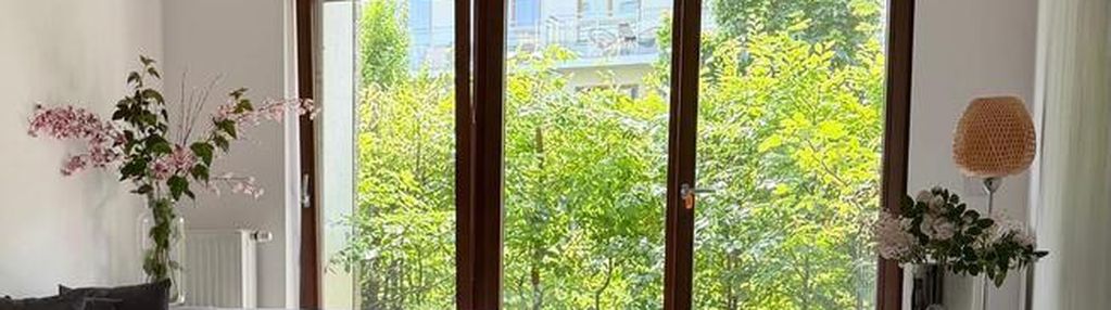 Studio 40m2 z garderobą i prywatnym ogródkiem