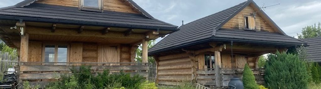 Trzy domki rekreacyjne w rabce-zdrój