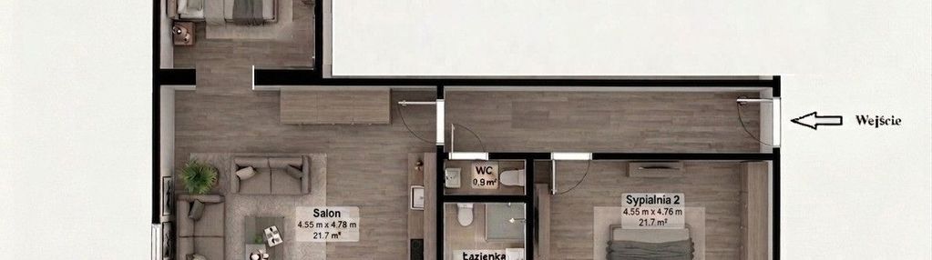 Przestronne mieszkanie do remontu na stokach