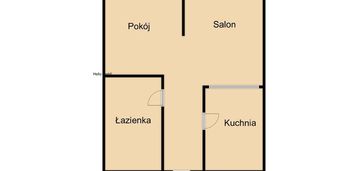 2 pok. dworcowa 1 piętro, do remontu