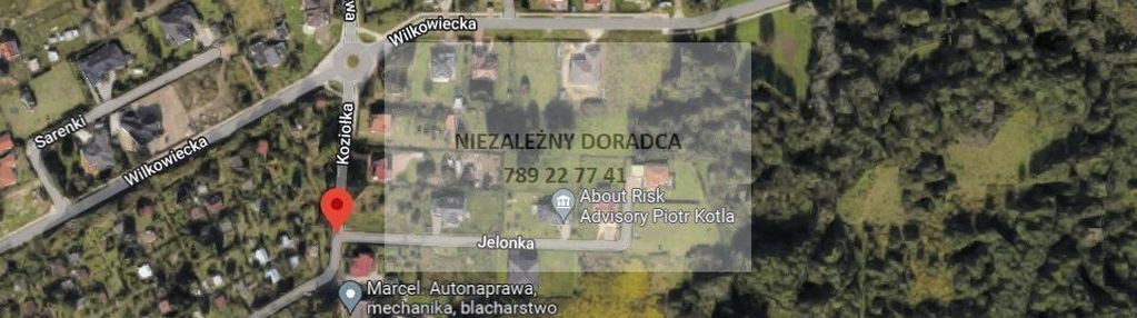 Białołęka szamocin, teren inwestycyjny z mpzp