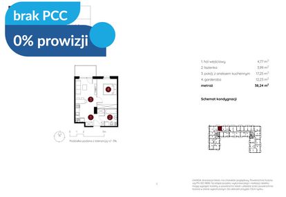 Funkcjonalne 2 pokoje z garderobą