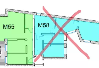 mieszkania 55m2 (3pokoje)