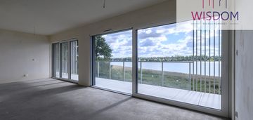 Apartament w stanie deweloperskim nad jeziorem