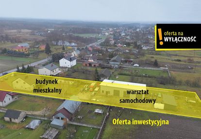 Oferta inwestycyjna - warsztat i dom jednorodzinny