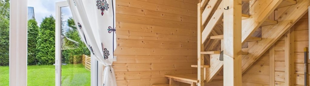 Drewniany dom w murzasichlu z widokiem