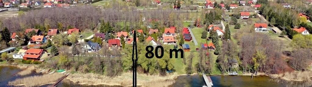 Na sprzedaż 1/2 domu w zabudowie bliźniaczej – 80 m od jeziora