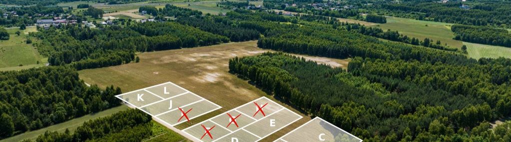 Działki przy lesie - uzbrojone, gotowe do zabudowy