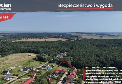 Duża działka pod lasem z rozpoczętą budową!